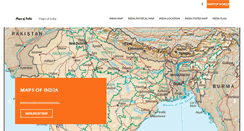 Desktop Screenshot of maps-of-india.com
