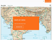 Tablet Screenshot of maps-of-india.com
